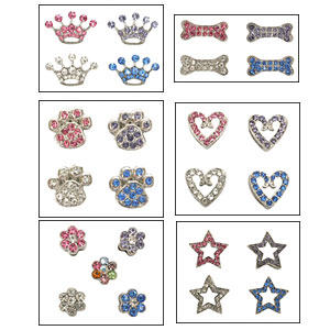 crystal slider charm designs