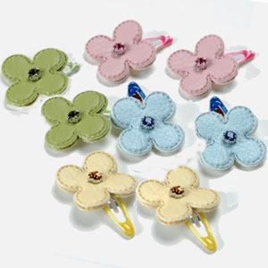 dog hair bow clips