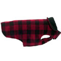 buffalo plaid dog coat for small dogs and big dogs