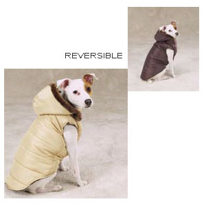 Reversible winter dog vest
