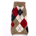 argyle dog sweater 