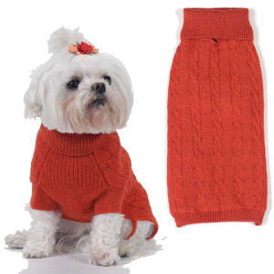 wool dog sweater