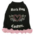 Rock Dog Couture heart with flame tee