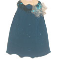 sequin dog dress with butterfly