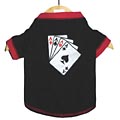 4 Aces dog shirt