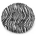 bagel beds for dogs covered in a leopard patttern