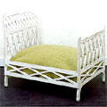 Antiqued Iron Roman X Dog Bed