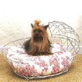 Antiqued Iron Pet Cradle