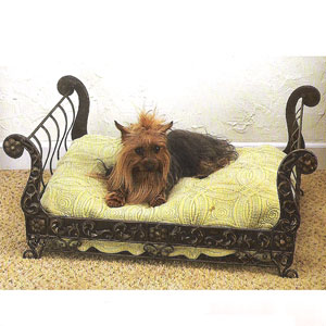 Antiqued Iron Pet Cradle