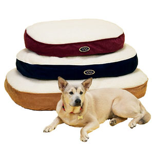 big dog bed: fleece & faux suede dog bed