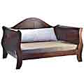 wood dog bed - Espresso pet day bed