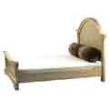 wood dog bed - Antiqued Roman day bed for dogs