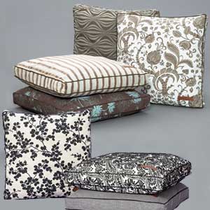 dog beds - round, square and rectangle pillows