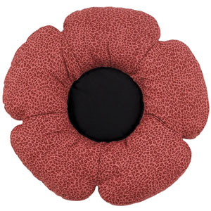 flower shaped small dog or cat bed