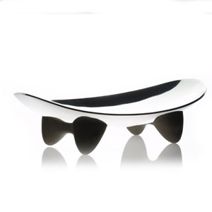 luxury stainless steel pet dish