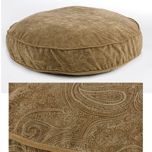 Bowsers round dog beds - paisley dog bed