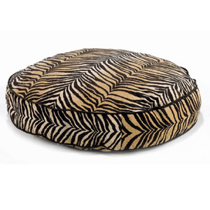 Bowsers round dog beds - animal print dog bed