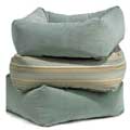 square dog bed