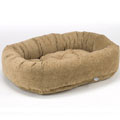 donut bed: teacup, small, medium, large & xl dog bed with microvelvet paisley fabric