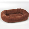 donut bed: teacup, small, medium, large & xl dog bed with microvelvet paisley fabric