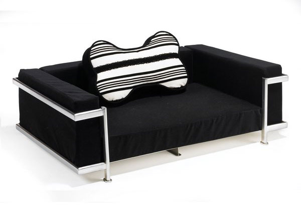 Moderno Dog Sofa Ebony Clean Modern Design Defines This Elegant Dog Bed And Sofa