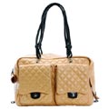 new Alex dog carrier available in classic camel with black accents