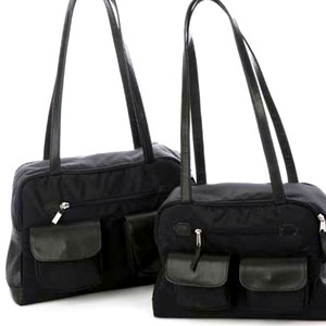 black cargo dog carrier