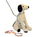 small dog collar, harness and leash set 