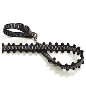 PomPom collar and leash: The Greta