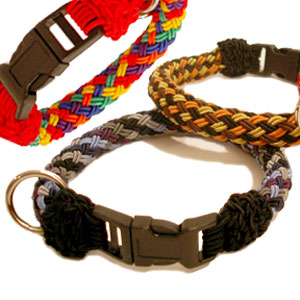 braided dog collar