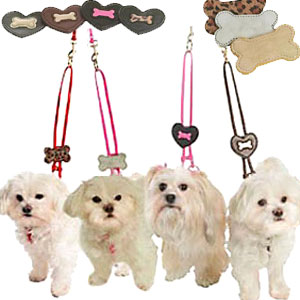 small dog harness with interchangeable heart and bone designs