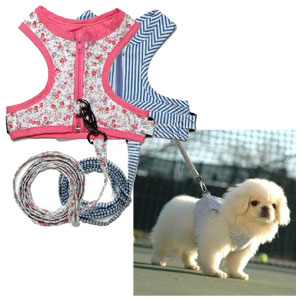 dog harness vest with leash