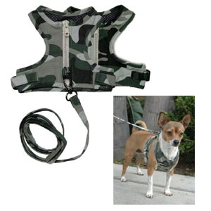 dog harness vest with leash