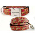 bombay dog collar & leash