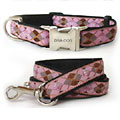small dog collar harness & leash