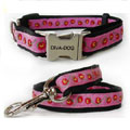 cherries dog collar & leash