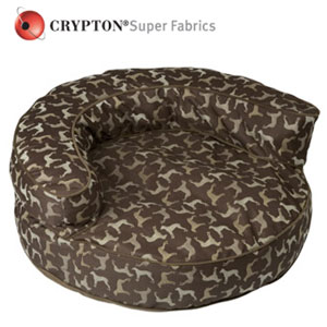 William Wegman dog sofa bed in Crypton fabric