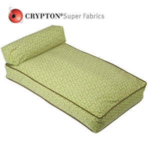 William Wegman dog bed in Crypton fabric