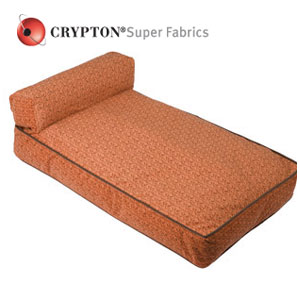 William Wegman dog bed in Crypton fabric