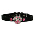 crystal paw dog collar