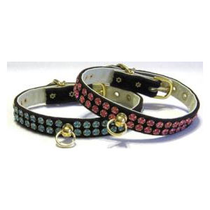 crystal dog collar