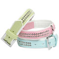 rhiinestone dog collar + leash