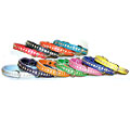 rainbow leather dog collars with rhinestone crystals