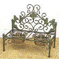 elaborate antiqued dog diner