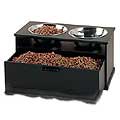 elevated dog diner & food storage