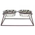 Pyramid elevated dog bowls