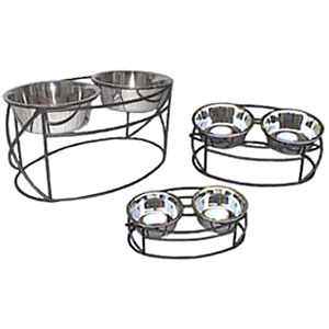 elevated dog feeder