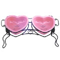 royal Princess dog diner with heart shaped bowls