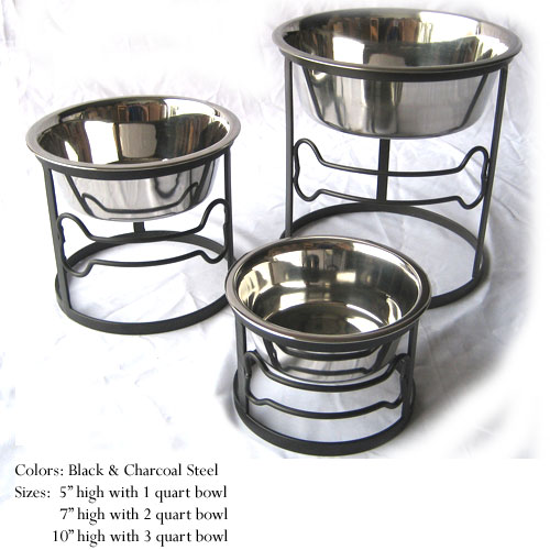 Single Raised Dog Bowl Stand, Dog Feeder Water Bowl Available in Various  Colours and Sizes 