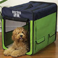 medium dog crate: soft travel dog crate